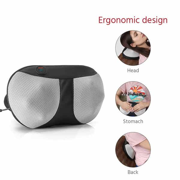Lifelong Llm288 Back & Body Massager With Strong Deep Kneading Nodes For Muscle Pain Relief