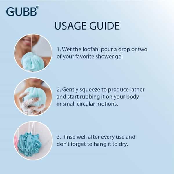 Gubb Loofah Red Brown