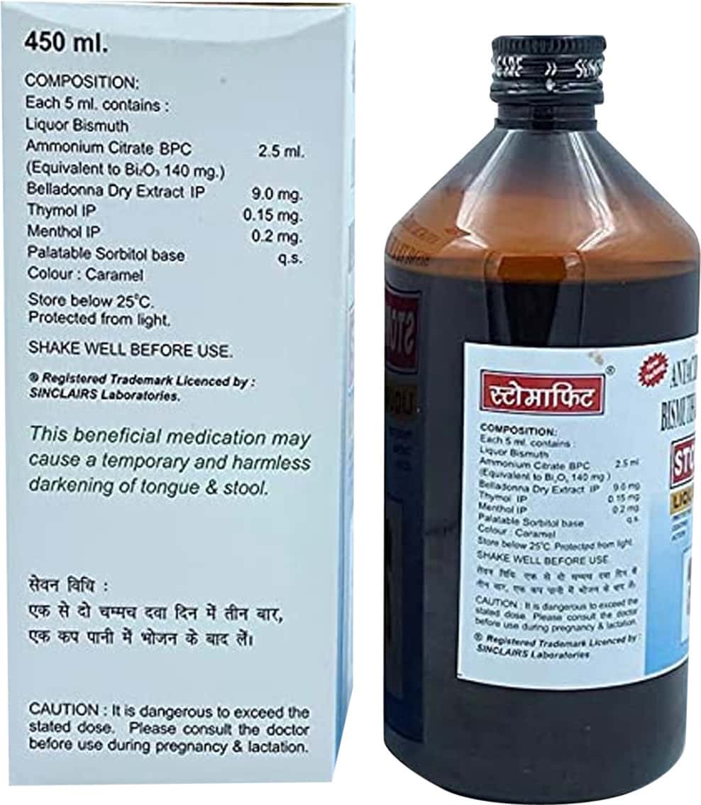 Buy STOMAFIT BOTTLE OF 450ML LIQUID Online & Get Upto 60 OFF at PharmEasy