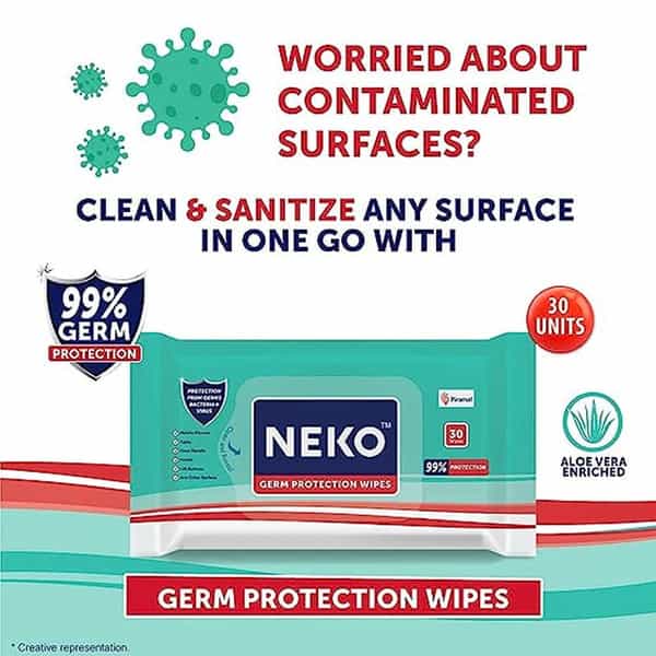 Neko Disinfectant Wipes 30'S Pack Of 60
