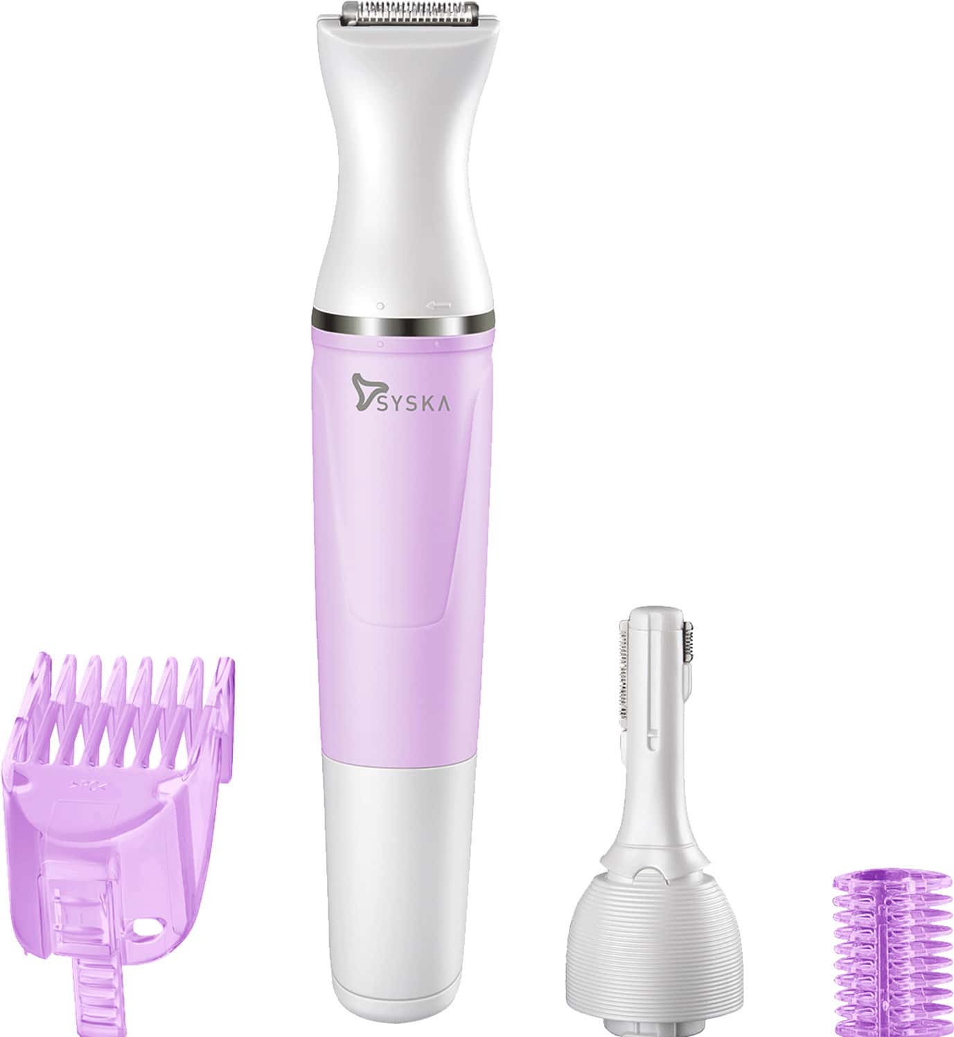 Syska Ft009 Runtime: 120 Min Grooming Kit For Women (White Pink)