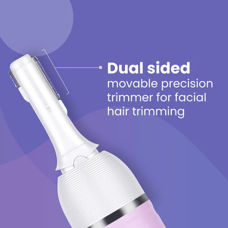 Syska Ft009 Runtime: 120 Min Grooming Kit For Women (White Pink)