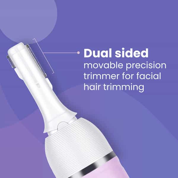 Syska Ft009 Runtime: 120 Min Grooming Kit For Women (White Pink)
