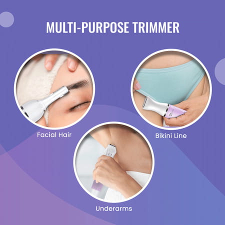 Syska Ft009 Runtime: 120 Min Grooming Kit For Women (White Pink)