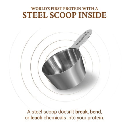 Truebasics Clean Whey Protein Powder Isolate & Concentrate Blend (Coffee 1kg) | 25g Protein