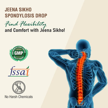 Jeena Sikho Spondylosis Drop | Cervical Care Herbal Drops | 30Ml
