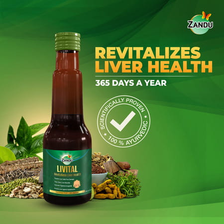 Zandu Livital Revitalizes Liver Health Syrup 200 Ml