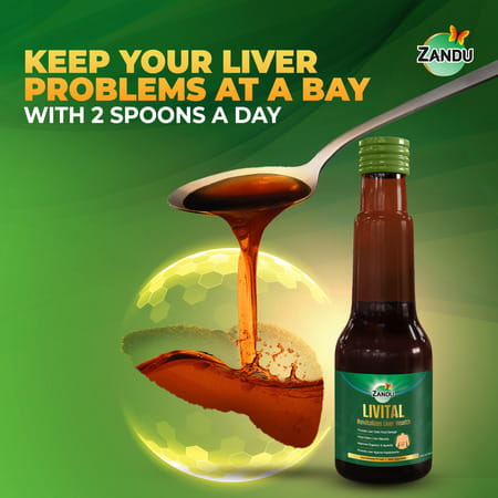 Zandu Livital Revitalizes Liver Health Syrup 200 Ml