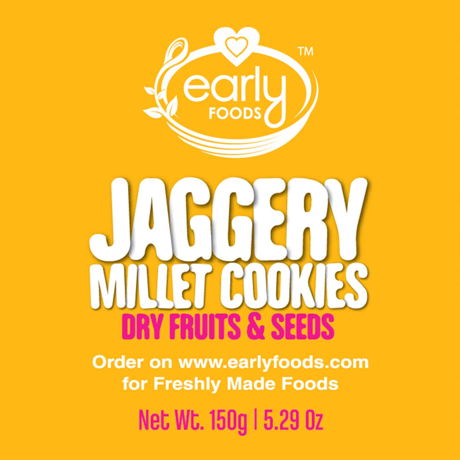 Buy EARLY FOODS PACK OF 2 ORGANIC DRY FRUITS AND SEEDS JAGGERY