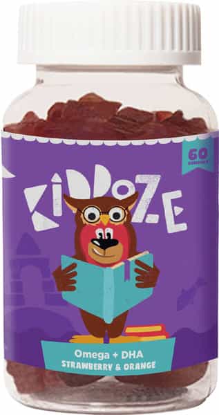 Kiddoze Omega & Dha Gummies -Improves Eye Health Improves Concentration-Builds Immunity - 60 Pieces