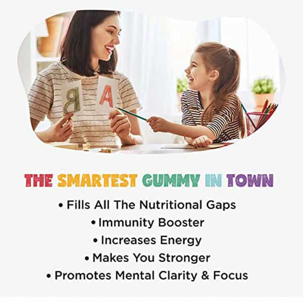 Kiddoze Omega & Dha Gummies -Improves Eye Health Improves Concentration-Builds Immunity - 60 Pieces