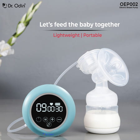 Dr. Odin Oep002 Electric Breast Pump Portable & Rechargeable Touch Screen 3 Modes 27 Suction Levels