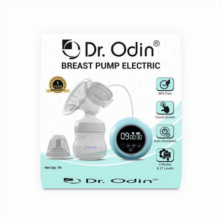 Dr. Odin Oep002 Electric Breast Pump Portable & Rechargeable Touch Screen 3 Modes 27 Suction Levels