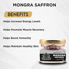 Earth King Natural & Finest Grade A++ Mongra Saffron Thread Kesar - 2 Gm ( Pack Of 2)