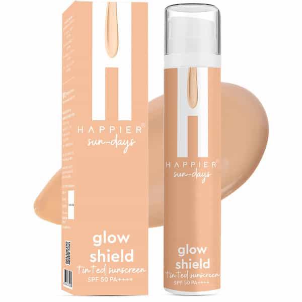 Happier Tinted Sunscreen Spf 50 Pa++++ | Lightweight | Quick Absorbing | Non-Greasy | No White Cast