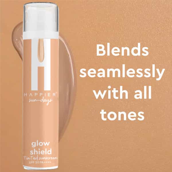 Happier Tinted Sunscreen Spf 50 Pa++++ | Lightweight | Quick Absorbing | Non-Greasy | No White Cast