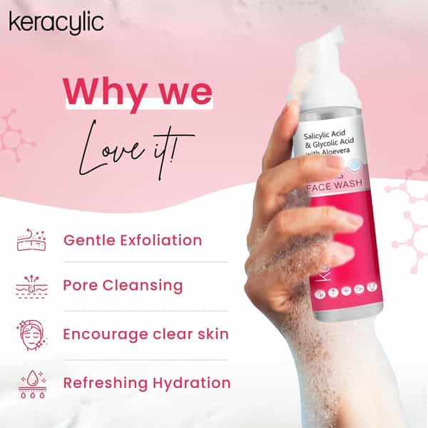 Keracylic Foaming Face Wash 60Ml