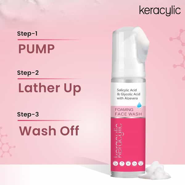 Keracylic Foaming Face Wash 60Ml