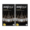 Manforce Overtime Pineapple 3In1 (Ribbed Contour Dotted) Condoms(Set Of 2 20 Pcs)