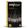 Manforce Overtime Pineapple 3In1 (Ribbed Contour Dotted) Condoms(Set Of 2 20 Pcs)