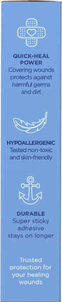 Ouchie Non-Toxic Printed Bandages - Blue - 20 Bandages