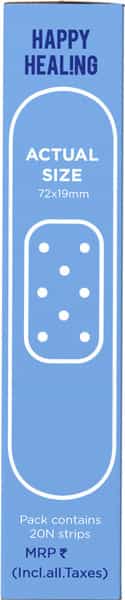 Ouchie Non-Toxic Printed Bandages - Blue - 20 Bandages