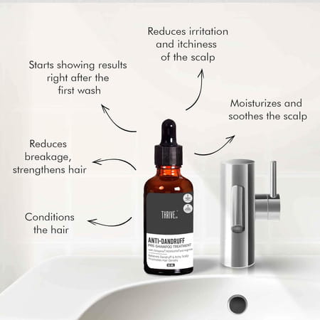 Thriveco Anti-Dandruff Pre-Shampoo Treatment 50ml For Dandruff Itchy Scalp