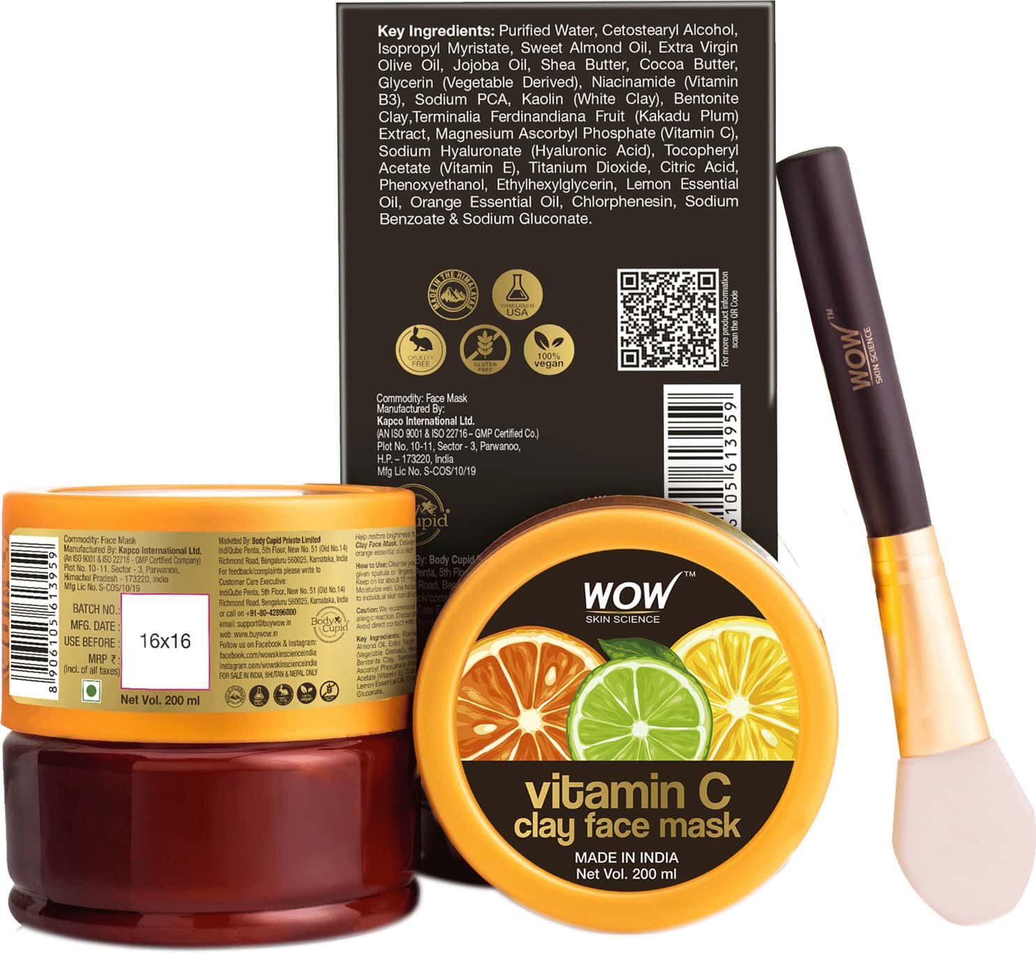 Buy WOW SKIN SCIENCE VITAMIN C FACE MASK 200 ML Online & Get Upto 60