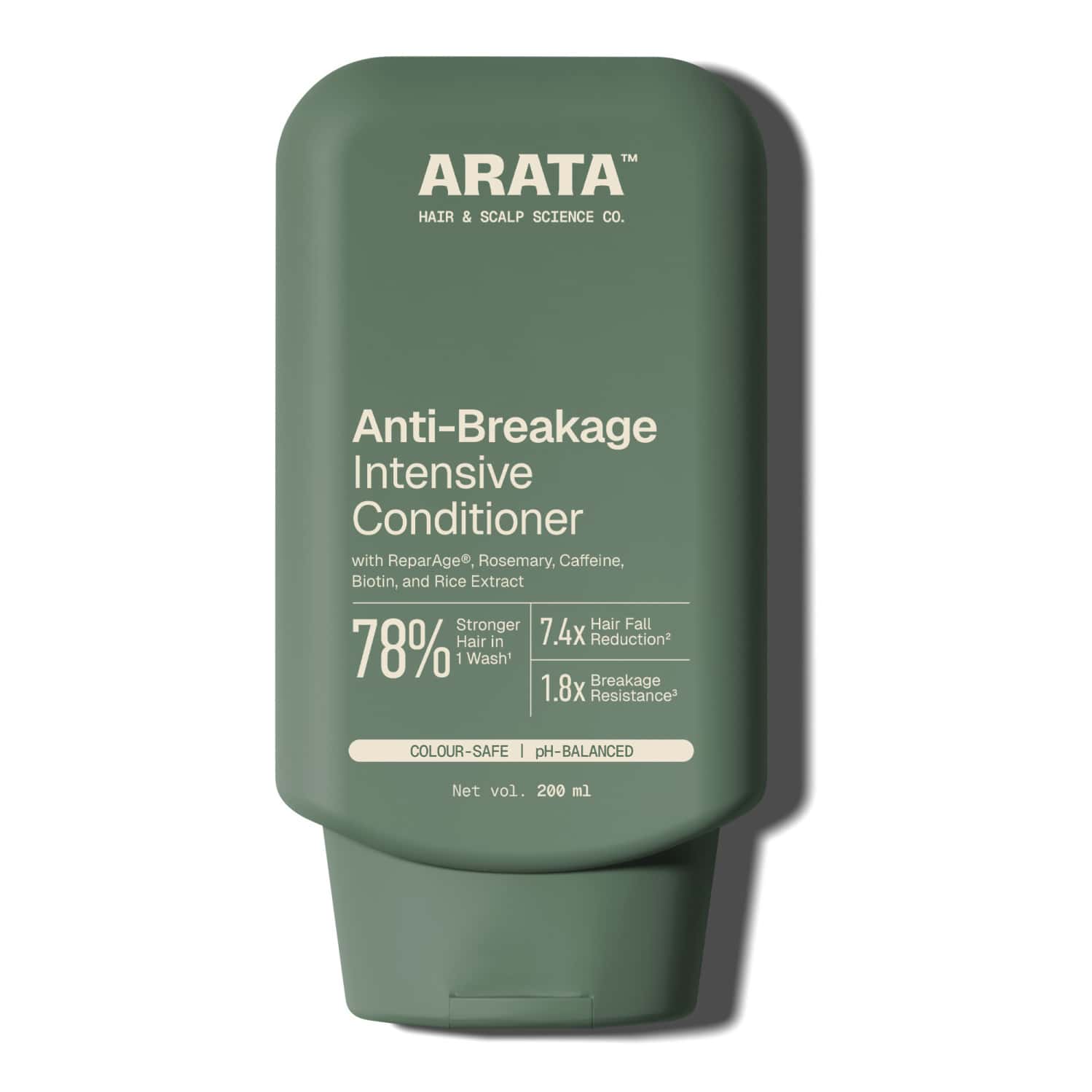 Arata Anti - Hair Fall Conditioner | Reparage| Caffeine| Biotin | Thicker & Shinier Hair | 200 Ml
