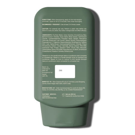 Arata Anti - Hair Fall Conditioner | Reparage| Caffeine| Biotin | Thicker & Shinier Hair | 200 Ml