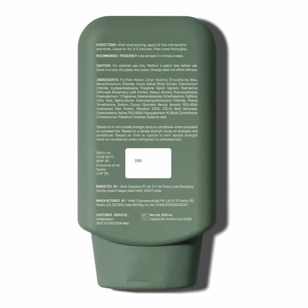 Arata Anti - Hair Fall Conditioner | Reparage| Caffeine| Biotin | Thicker & Shinier Hair | 200 Ml