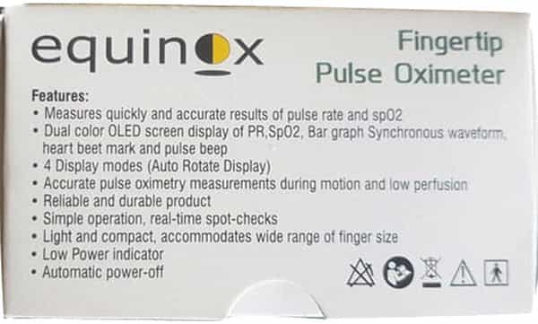 Equinox Eq-Op109 Pulse Oximeter