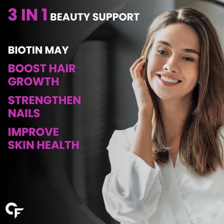 Carbamide Forte Biotin 10000mcg 120 Veg Tablets