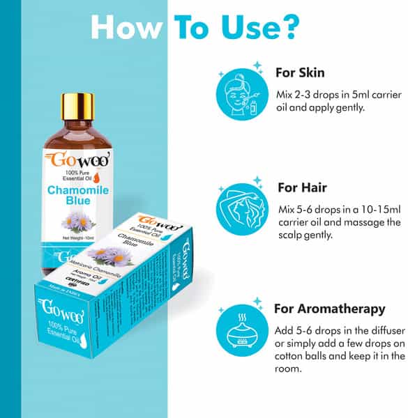 Go Woo 100% Pure Chamomile Oil 10 Ml