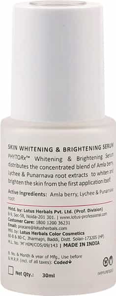 Lotus Professional Phyto Rx Whitening And Brightening Serum 30Ml
