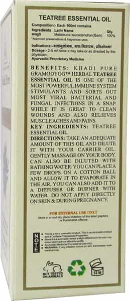 Khadi Pure Herbal Teatree Essential Oil - 15Ml