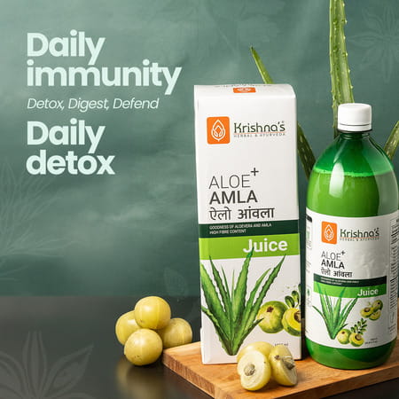 Krishna'S Aloe Vera Amla Mix Juice - 1 Litre