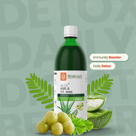 Krishna'S Aloe Vera Amla Mix Juice - 1 Litre