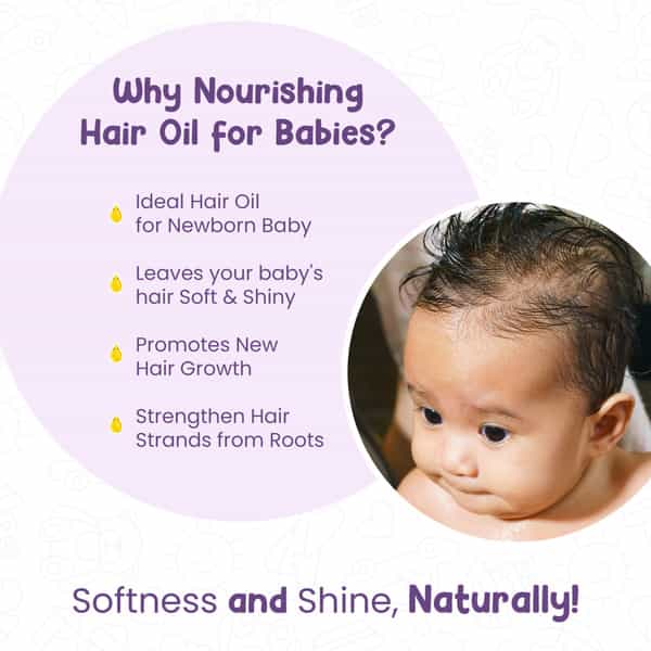 Mother Sparsh Nourishing Baby Hair Oil - 100Ml