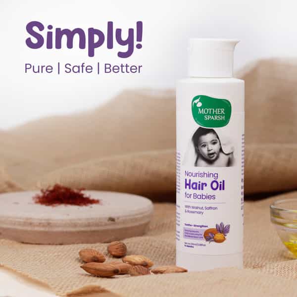 Mother Sparsh Nourishing Baby Hair Oil - 100Ml