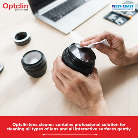 Westcoast Optclin Optical Lens Cleaner And Spectacles Cleaner - 30ml (Pack Of 3)