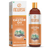 Newishcastor Oil For Hair Growth|100% Pure&Organic|For Dryskin Nailcare Eyelashes-200Ml (Pack Of 2)