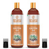Newishcastor Oil For Hair Growth|100% Pure&Organic|For Dryskin Nailcare Eyelashes-200Ml (Pack Of 2)