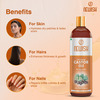 Newishcastor Oil For Hair Growth|100% Pure&Organic|For Dryskin Nailcare Eyelashes-200ml (Pack Of 2)