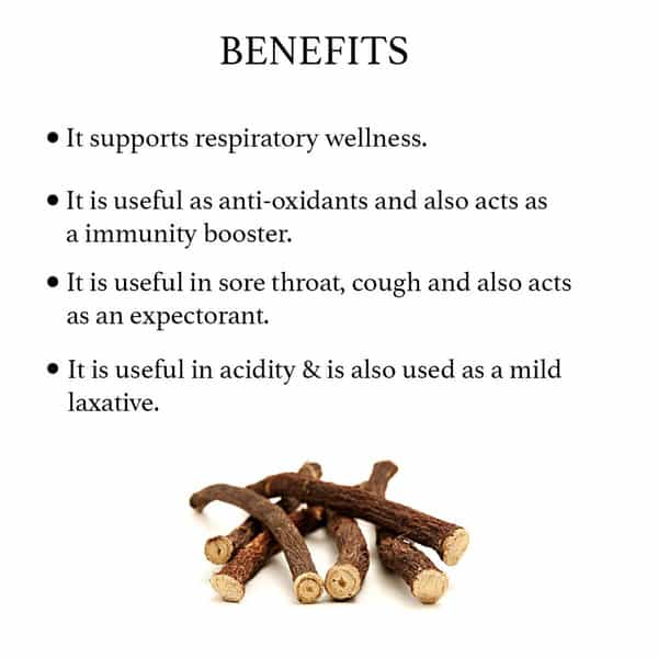 Bixa Botanical Mulethi Extract 60 Veg Capsules(450Mg) 25% Glycyrrhizin-Supports Respiratory Wellness