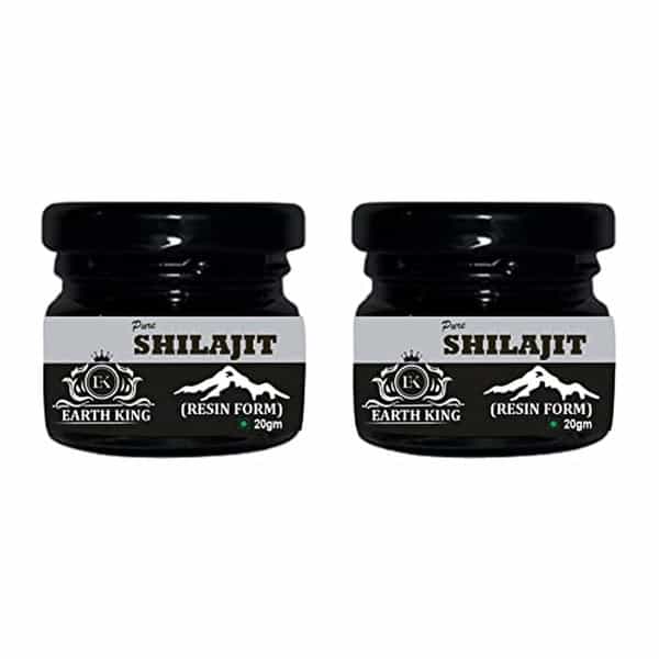 Earth King Pure Ayurvedic Shilajit/Shilajit Resin | Raw Shilajit | (Semi Liquid) - 40Gm (Pack Of 1)
