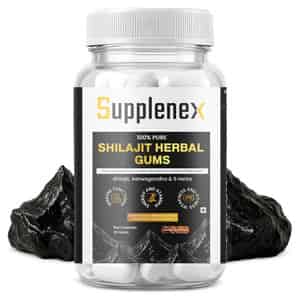 Supplenex Pure Himalayan Shilajit/shilajeet Gummies With Fulvic Acid & Ksm 66 Ashwagandha | 30n