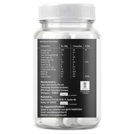 Supplenex Pure Himalayan Shilajit/Shilajeet Gummies With Fulvic Acid & Ksm 66 Ashwagandha | 30N