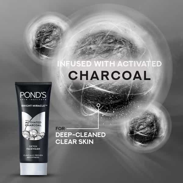 Pond's Pure Detox Anti-Pollution + Purity Facewash - 200 Gm