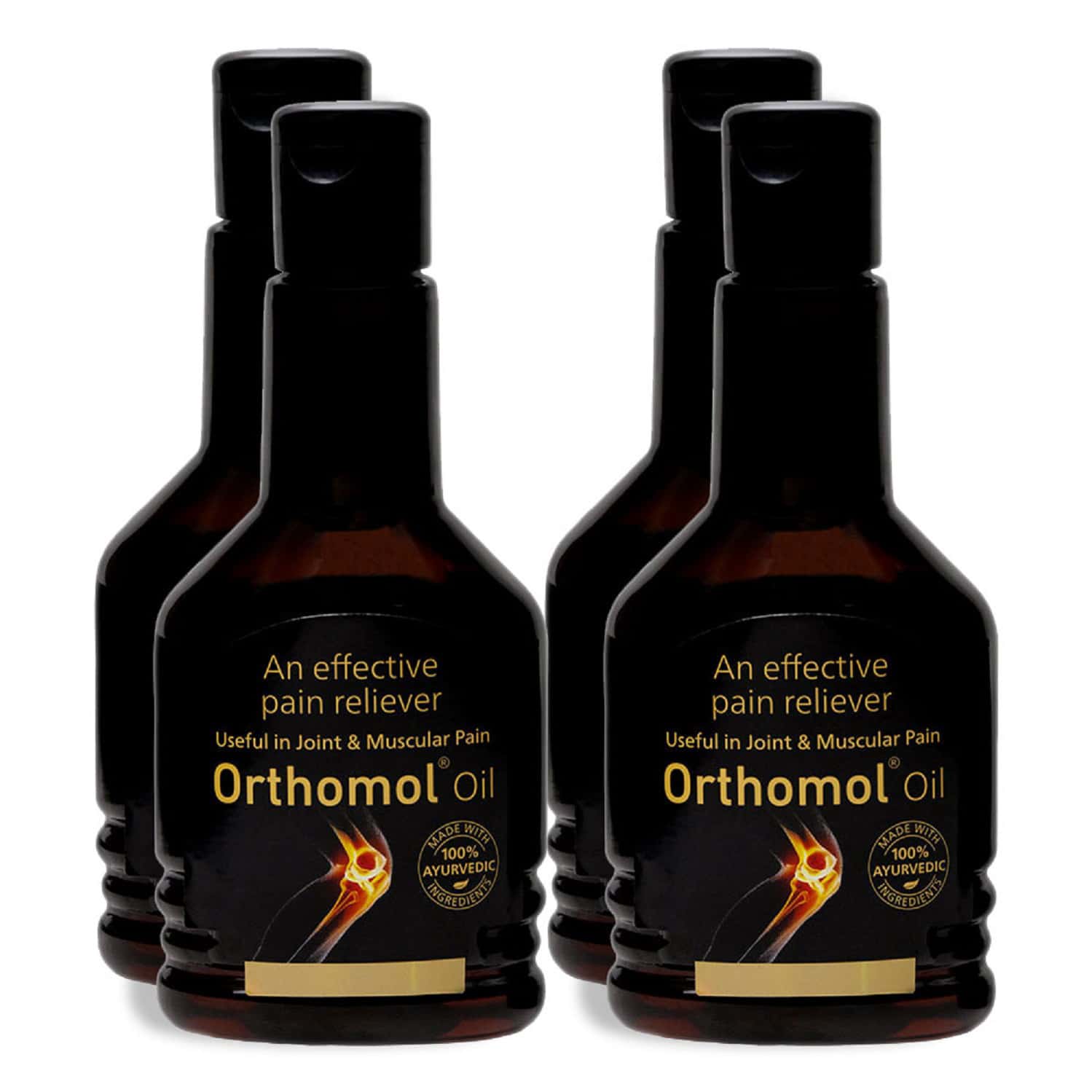 Orthomol Ayurvedic Pain Relief Oil For Joint Pain Muscular Pain - 100 Ml (pack Of 3)
